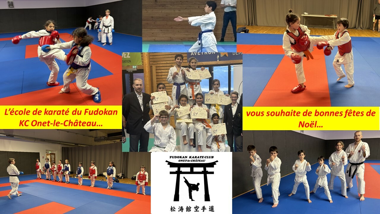 Bonnes Fêtes de Noël par l'école de karaté