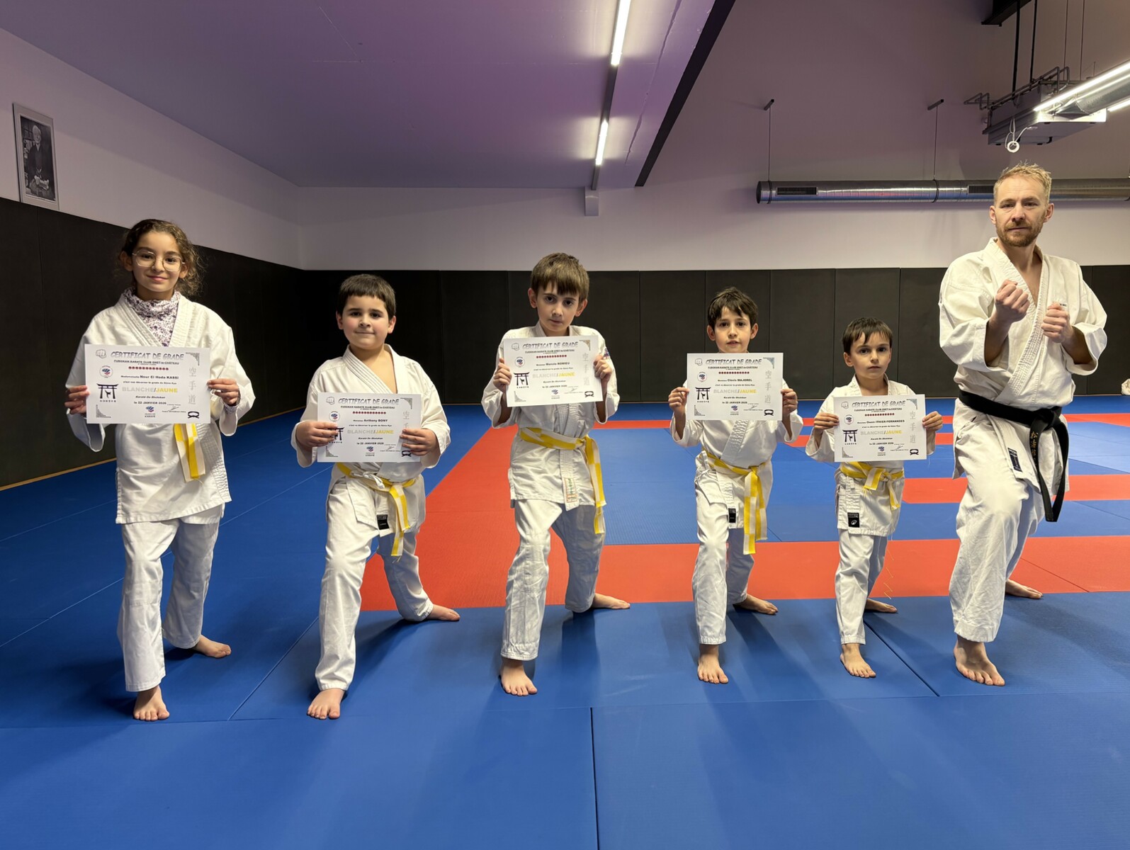 Passage de grades pour Ecole de Karaté Débutants 22/01/2026