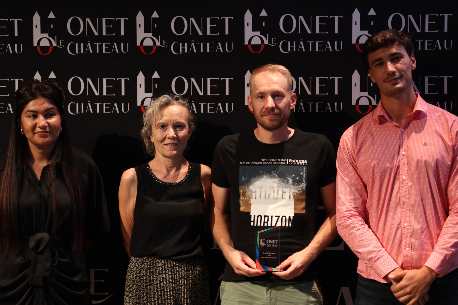 Remise Trophée Sportif de la ville Onet-le-Château à Benoît CHALIEZ