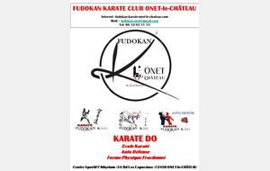Affiche Fudokan KC Onet-le-Château