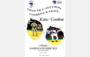 Open de l'Aveyron Combiné Kata/Combat - 08 Février 2025 à Rodez