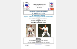 Soirée du Karaté Aveyron -CDK12 - 02 Avril 2026 à Onet-le-Château