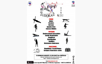 Affiche section FPF Fudokan KC Onet-le-Château