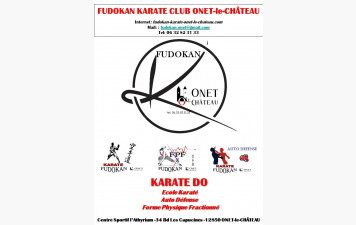Affiche Fudokan KC Onet-le-Château