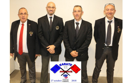 Passation de responsabilités de l'arbitrage départemental